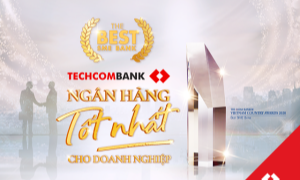 Techcombank được The Asian Banker vinh danh là "ngân hàng cung cấp giải pháp tốt nhất cho khách hàng doanh nghiệp vừa và nhỏ"